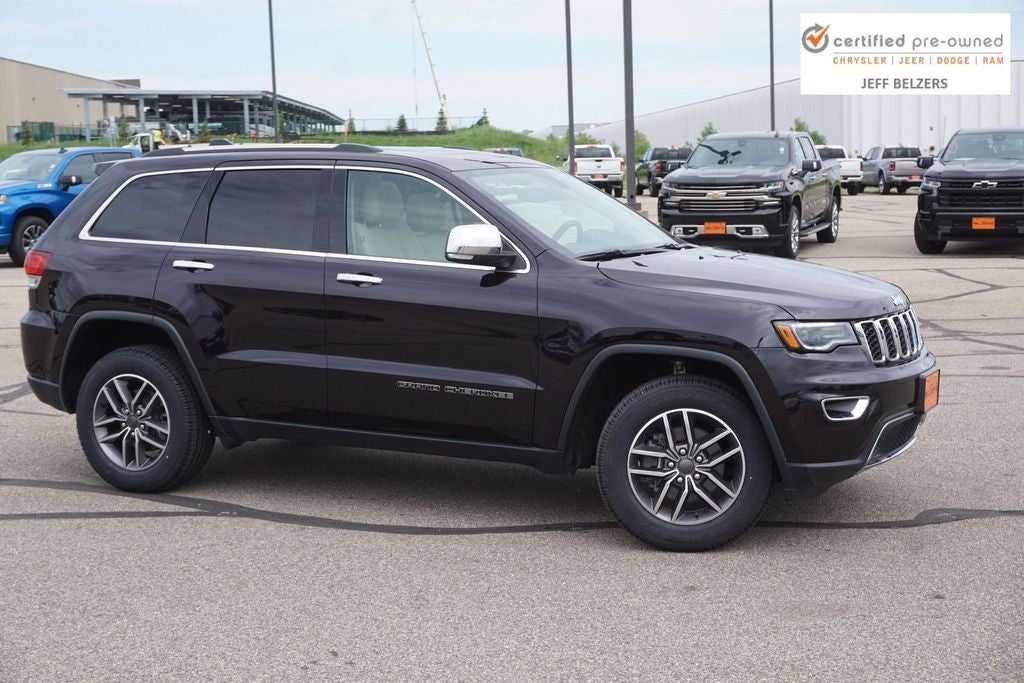 Certified 2020 Jeep Grand Cherokee Limited with VIN 1C4RJFBGXLC355939 for sale in Lakeville, Minnesota