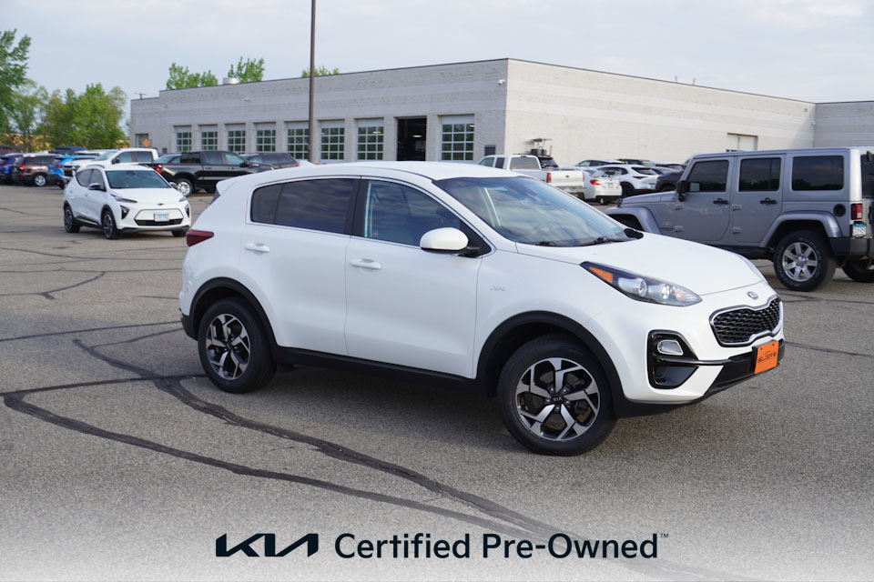 Certified 2022 Kia Sportage LX with VIN KNDPMCAC1N7002867 for sale in Lakeville, Minnesota